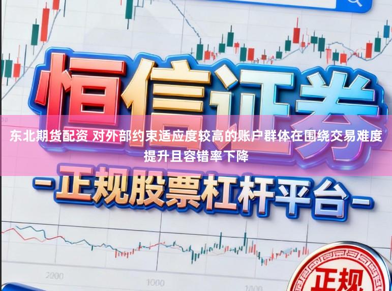 东北期货配资 对外部约束适应度较高的账户群体在围绕交易难度提升且容错率下降